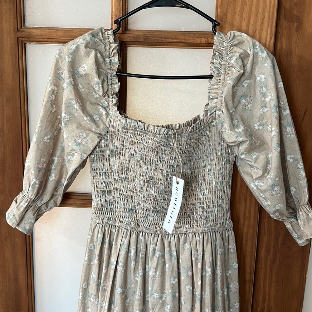 Neuflora Ashland vintage floral dress - Picture 2 of 3
